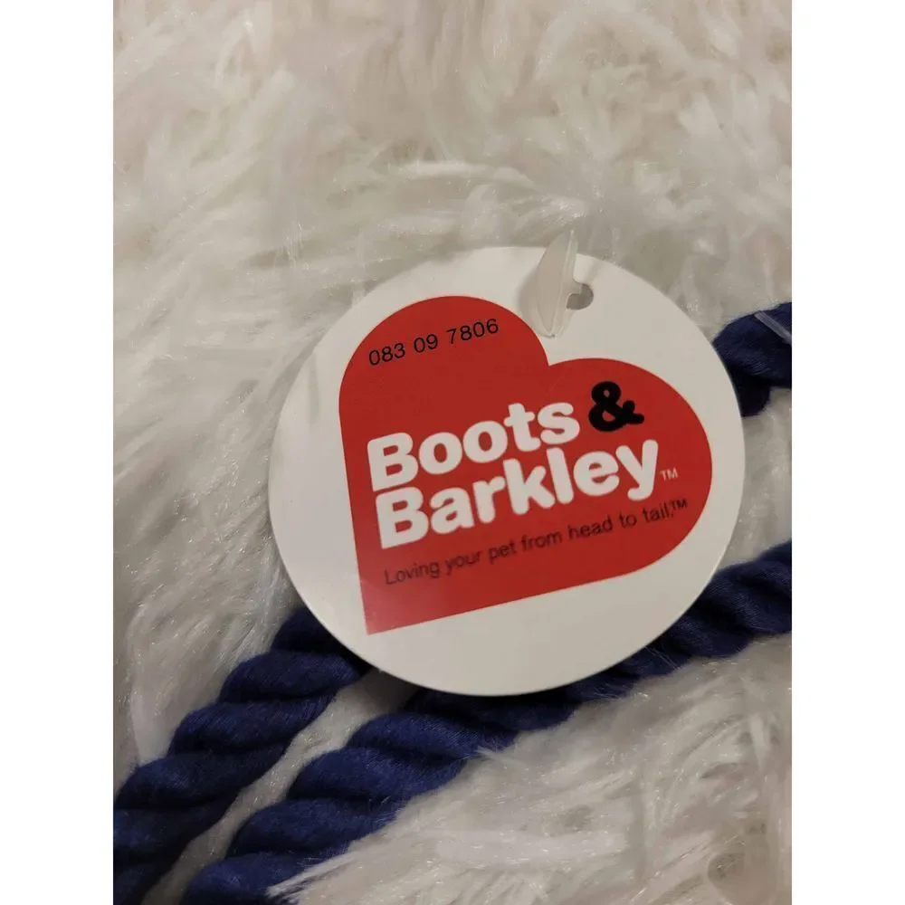 Boots & Barkley Navy Tug Dog Toy- NWT